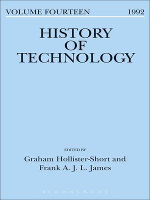 cover image of History of Technology Volume 14